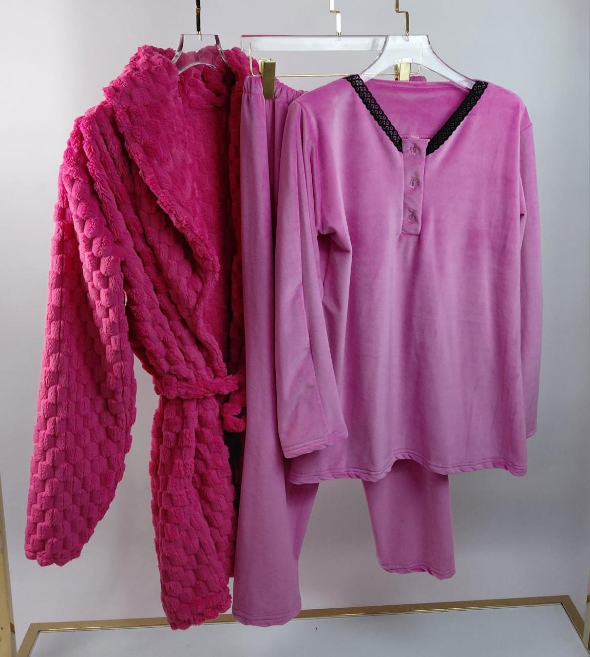 Pajama Set with Robe