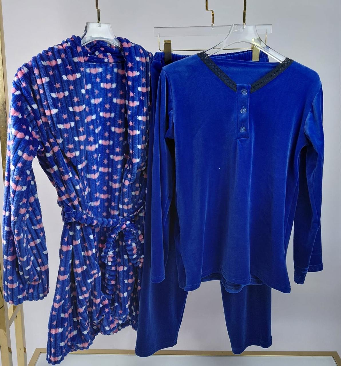 Pajama Set with Robe