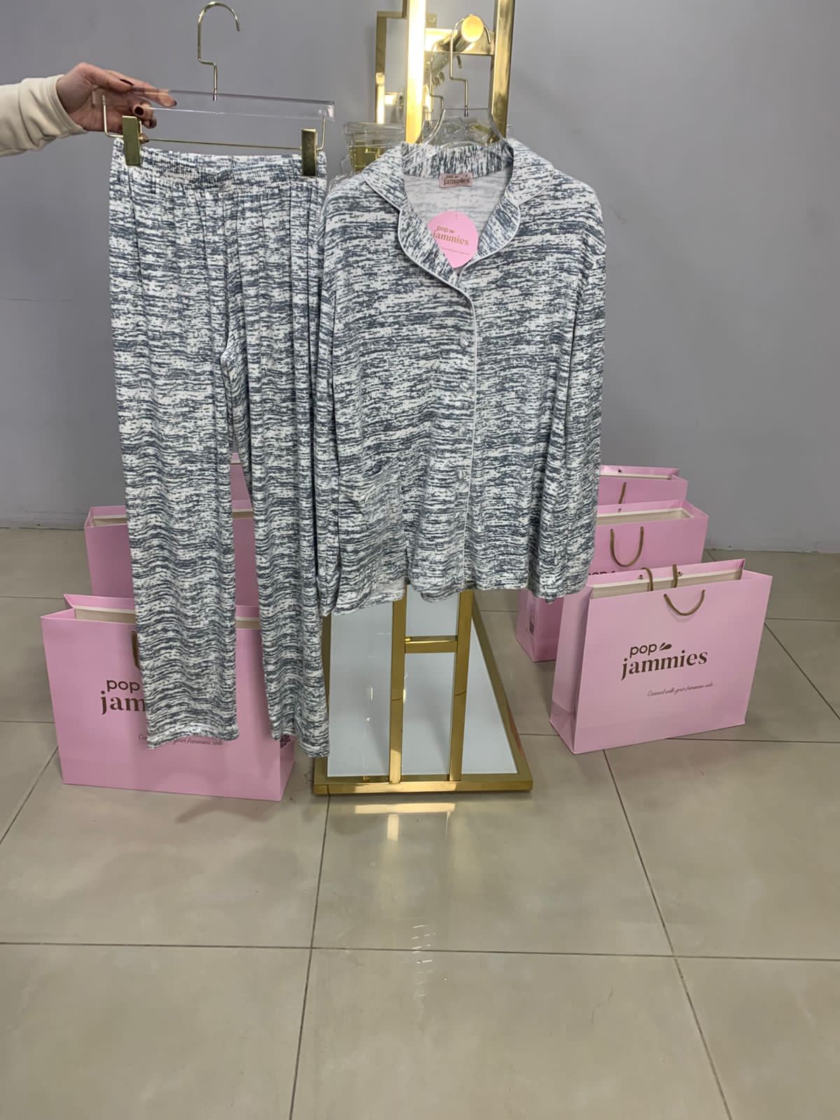 Velvet Pants Pajama Set