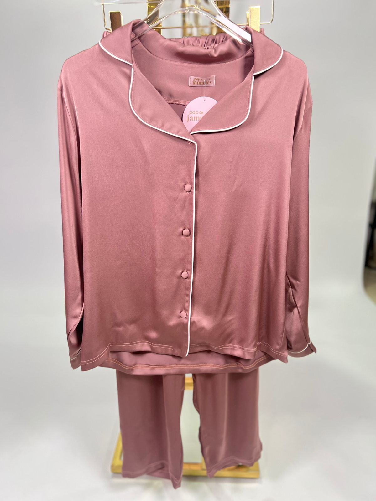 women’s 2-piece silky satin summer pyjama set - summer pajamas - women pajama - soft PJ