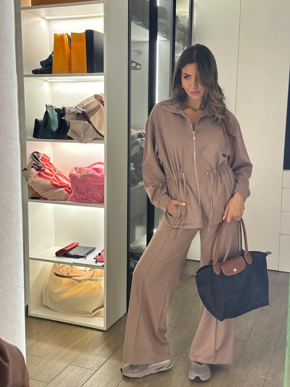 Luxe Traveler Zip Jogging Set