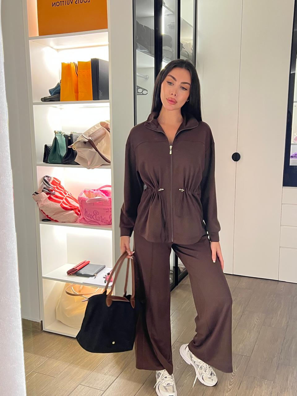 Luxe Traveler Zip Jogging Set