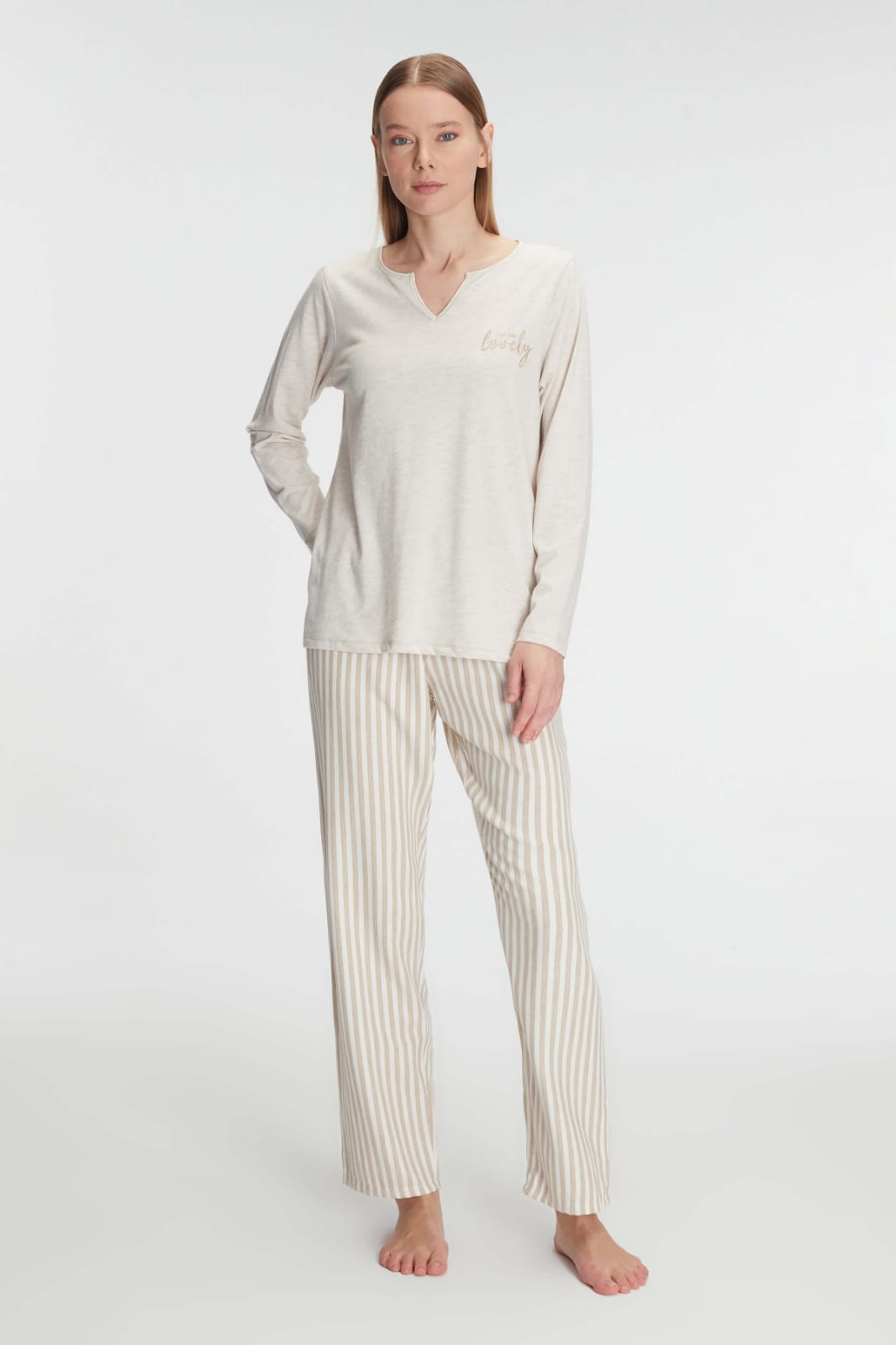 Oat Milk Comfort Pants Pajama Set
