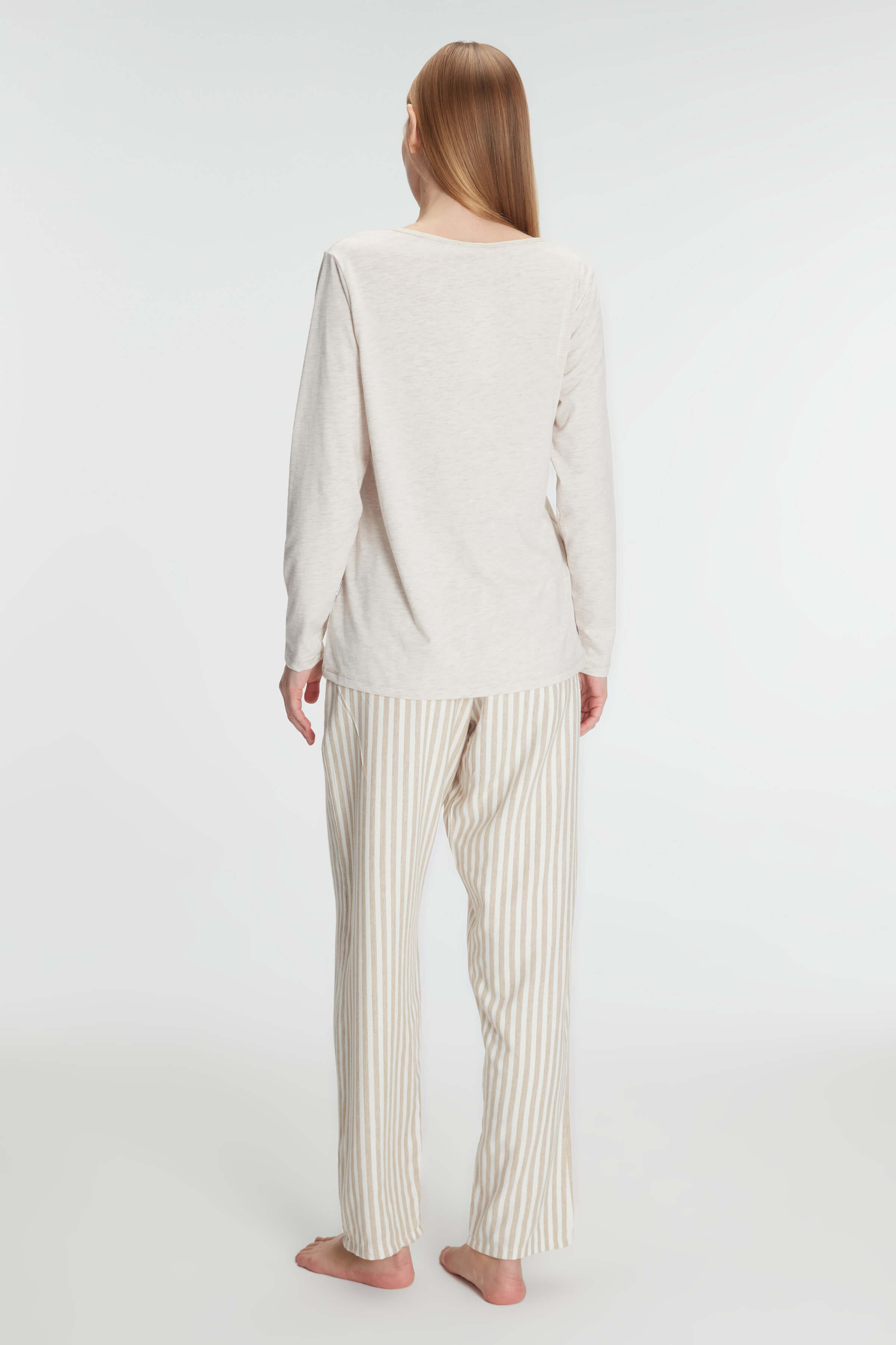 Oat Milk Comfort Pants Pajama Set