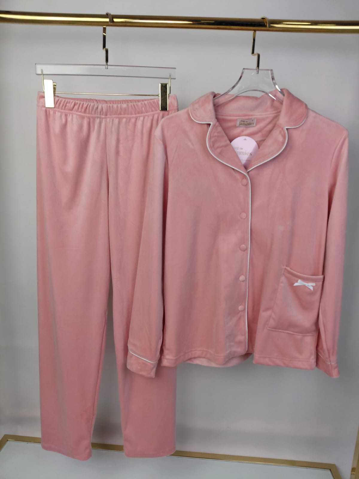 Dream Fleece Button-Up Pants Pajama Set