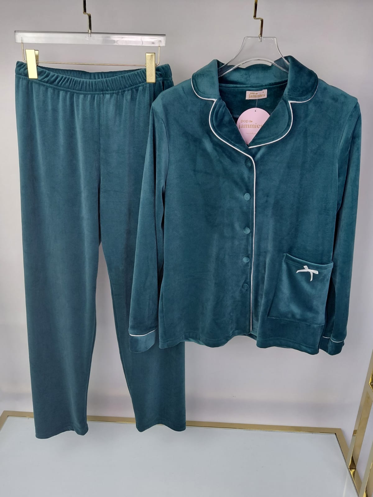 Dream Fleece Button-Up Pants Pajama Set