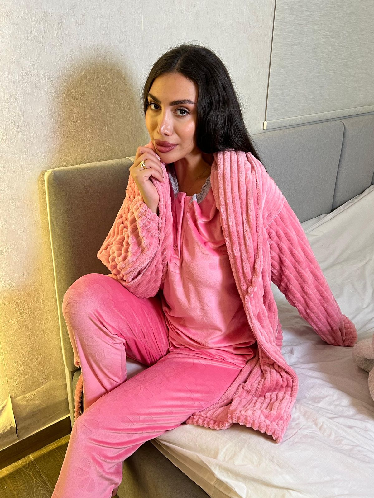 Cozy Weekend Layering Pants Pajama Set