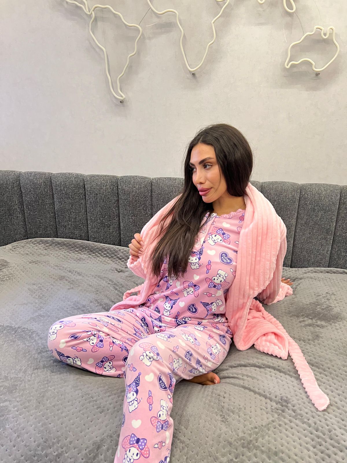 Cozy Weekend Layering Pants Pajama Set