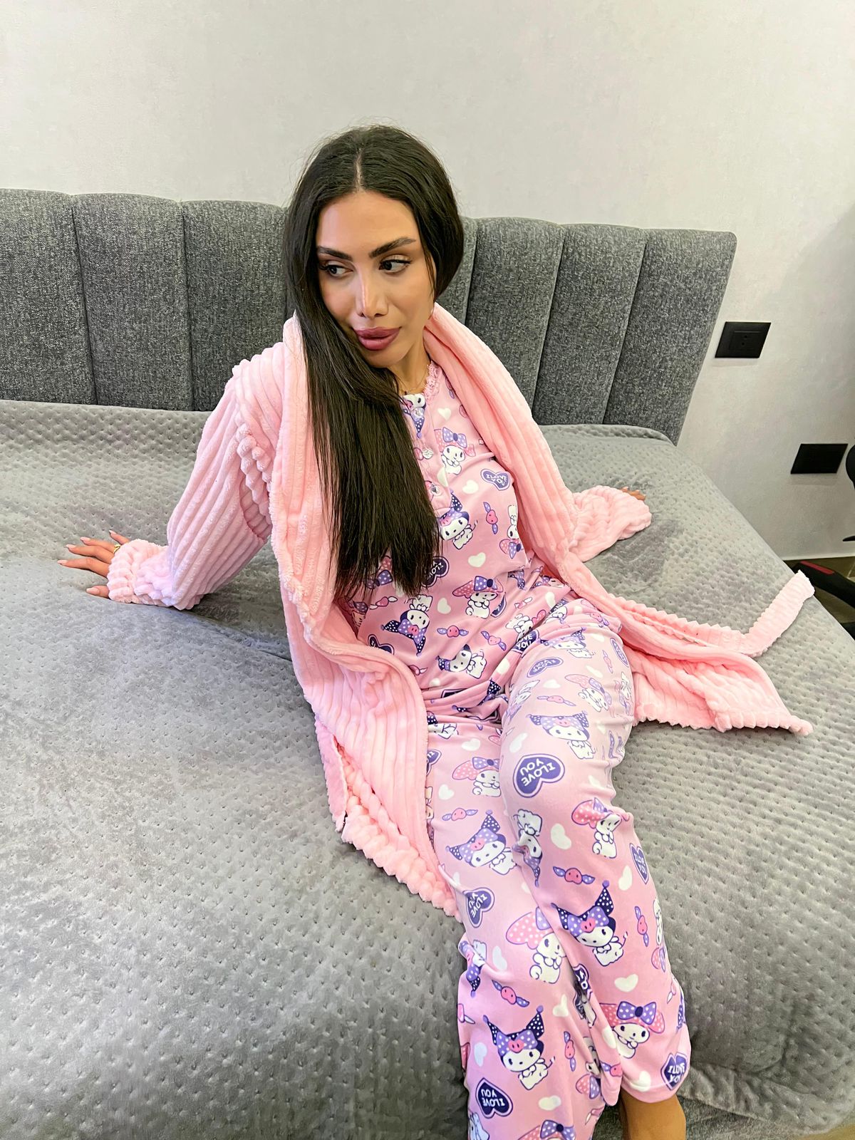 Cozy Weekend Layering Pants Pajama Set