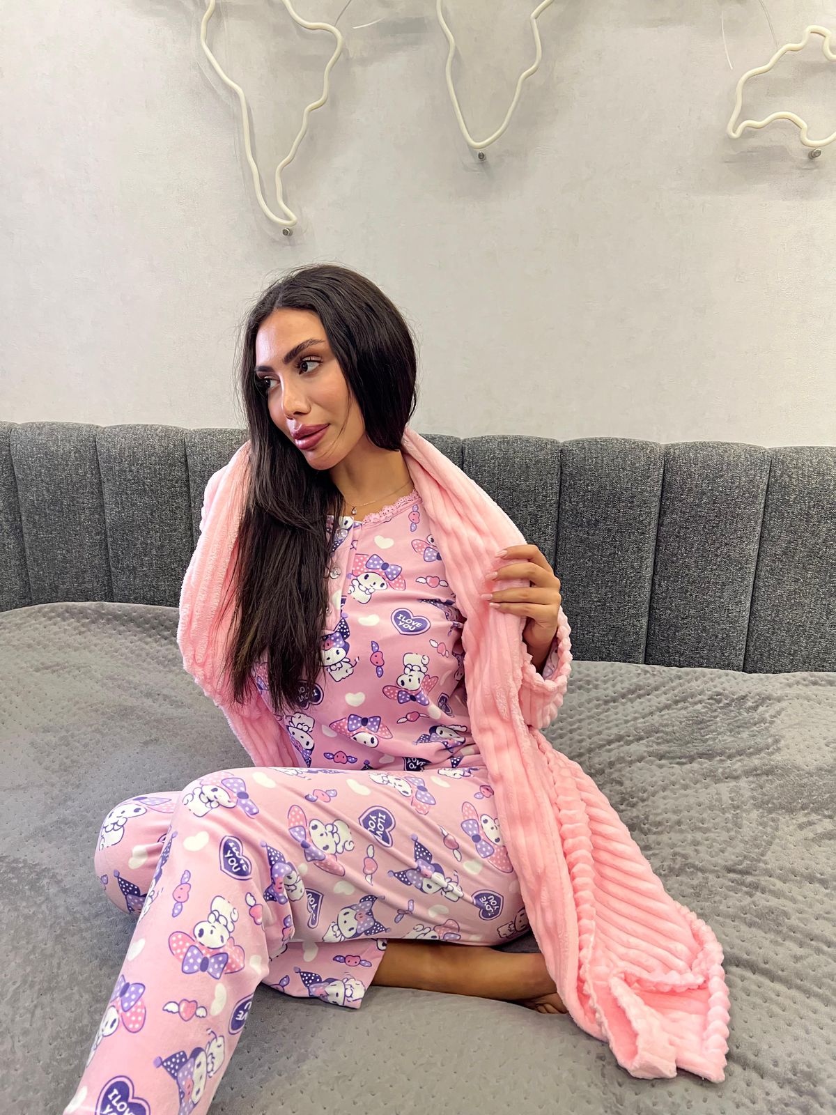 Cozy Weekend Layering Pants Pajama Set