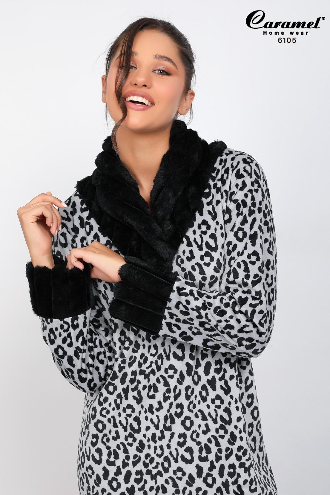 Luxe Safari Faux Fur Night Dress