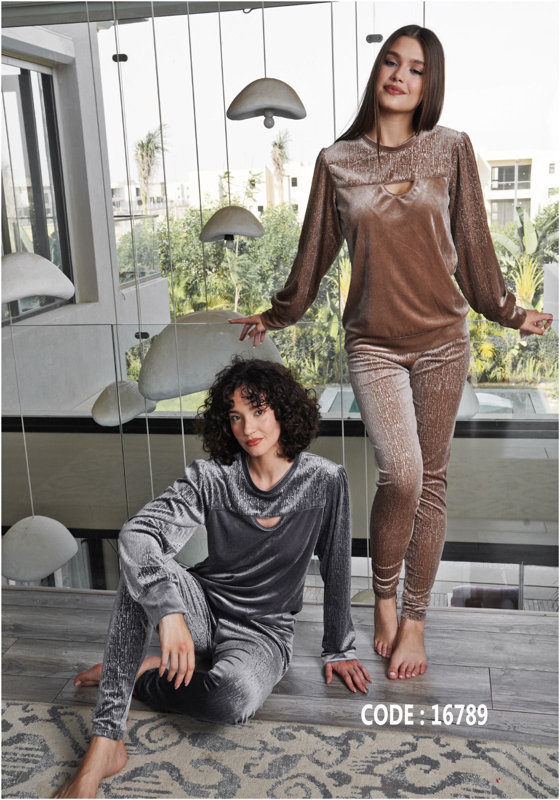 Starlight Velour Pants Pajama Set