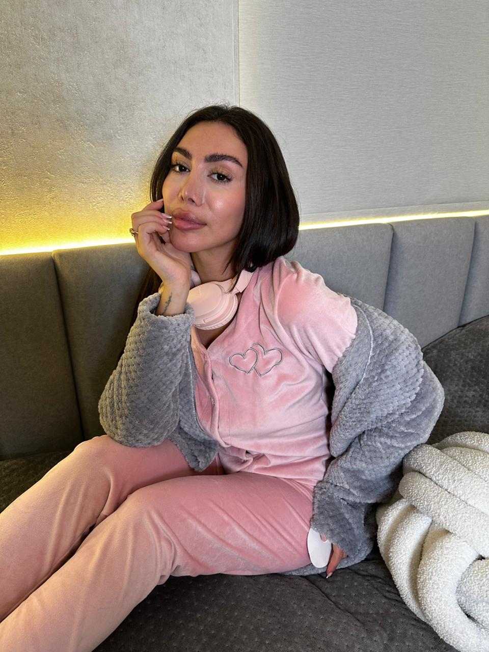 Heartfelt Dreams Pants & Robe Pajama Set