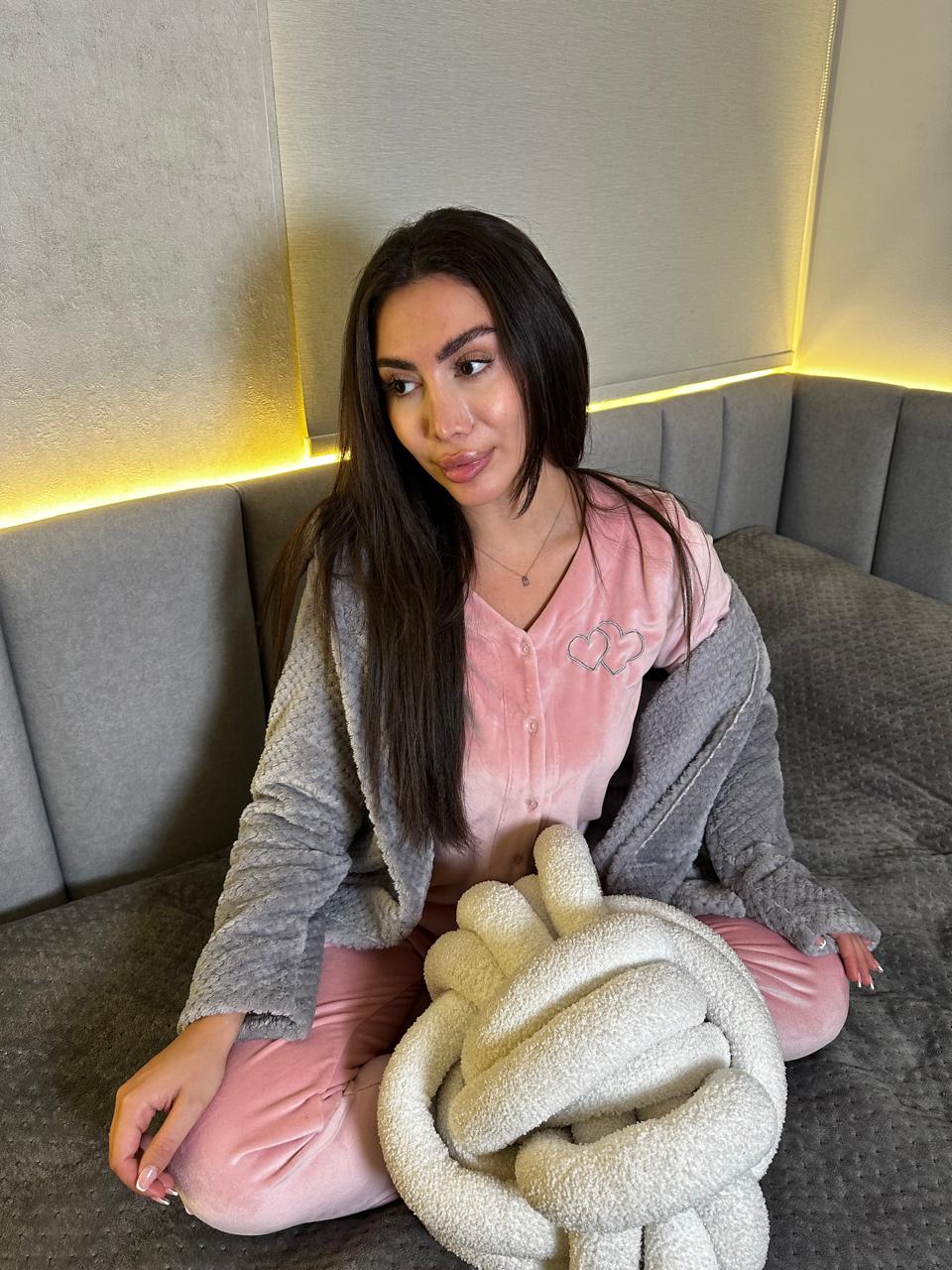 Heartfelt Dreams Pants & Robe Pajama Set