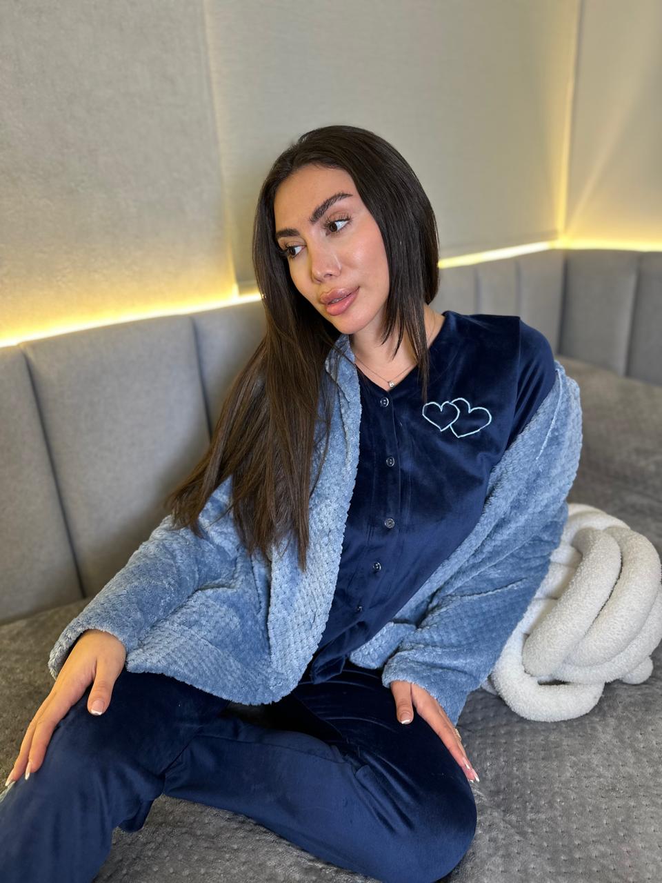 Heartfelt Dreams Pants & Robe Pajama Set