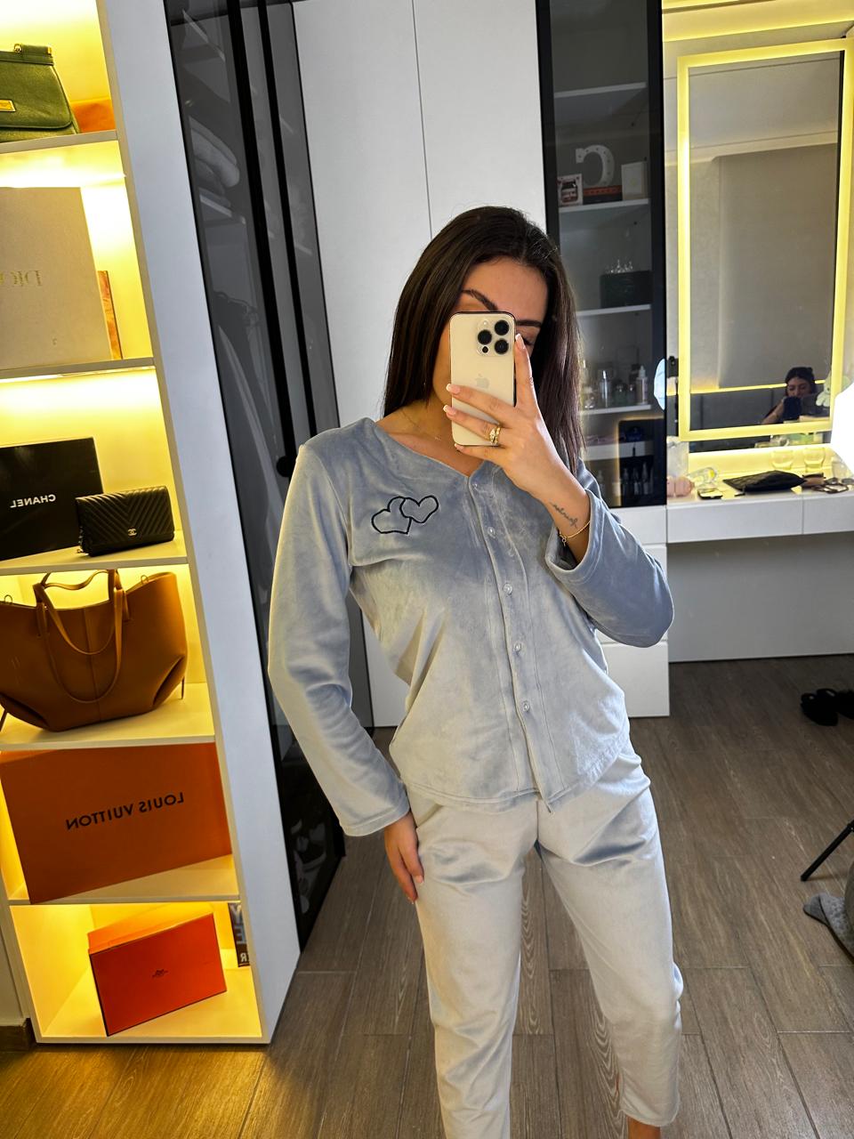 Heartfelt Dreams Pants & Robe Pajama Set