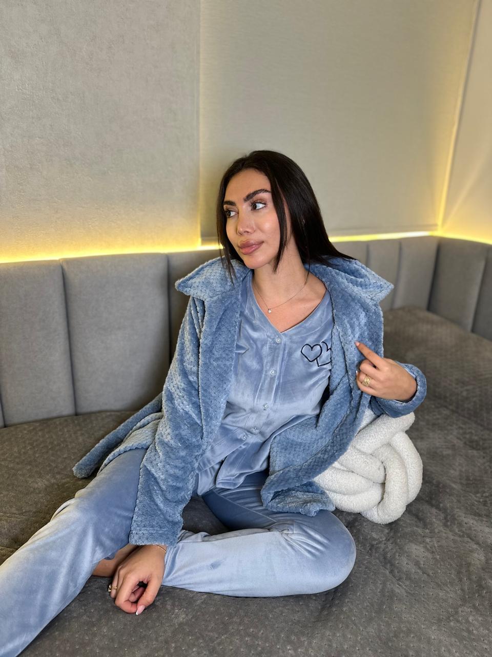 Heartfelt Dreams Pants & Robe Pajama Set