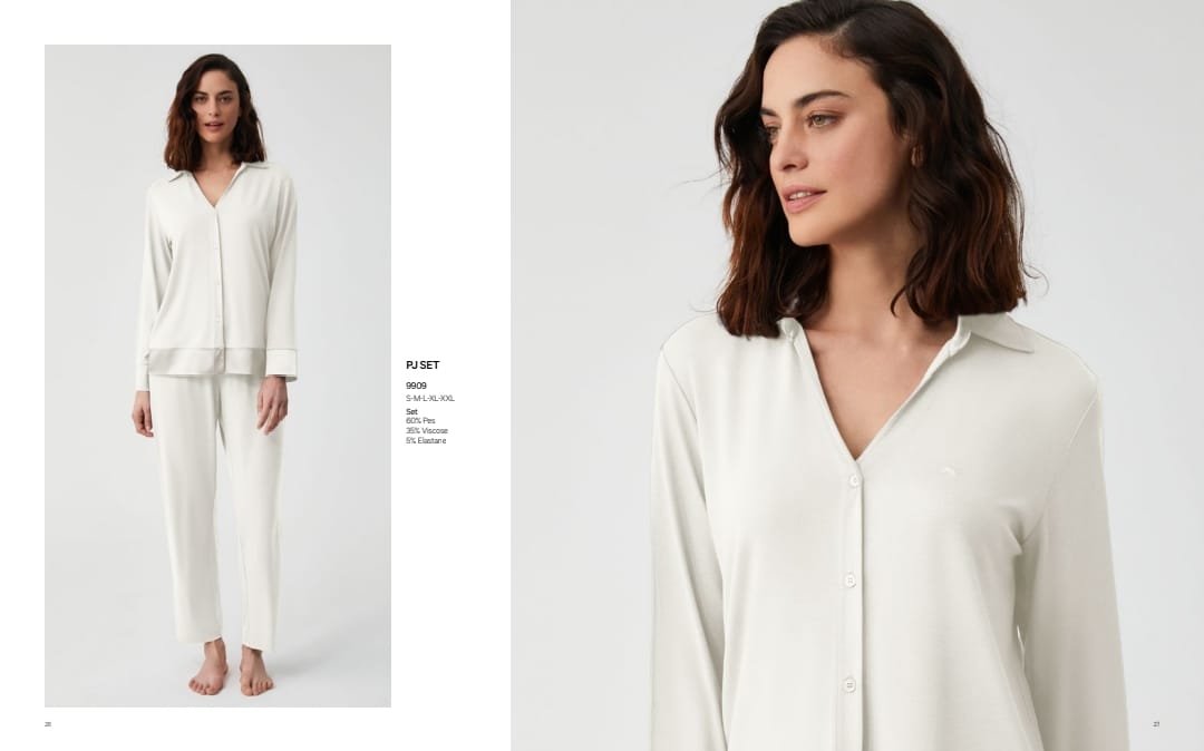 Nightshirt Classic Pants Pajama Set