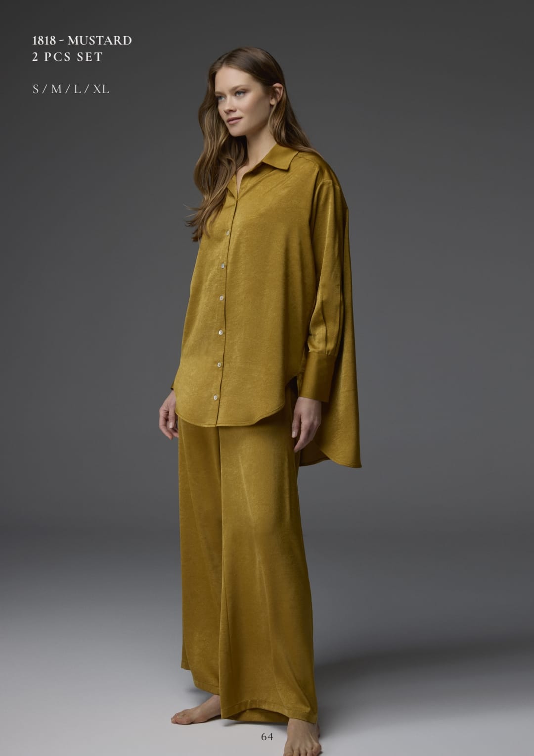 Satin Leisure Suit Set