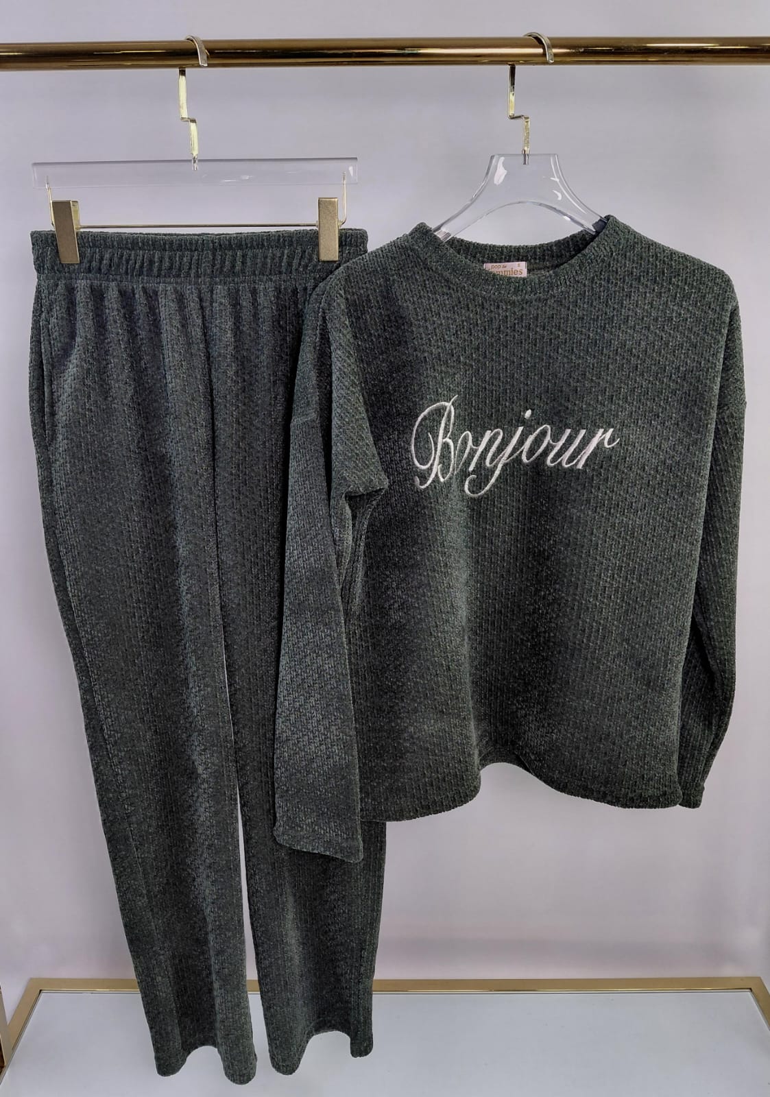 Bonjour Belle Pants Pajama Set