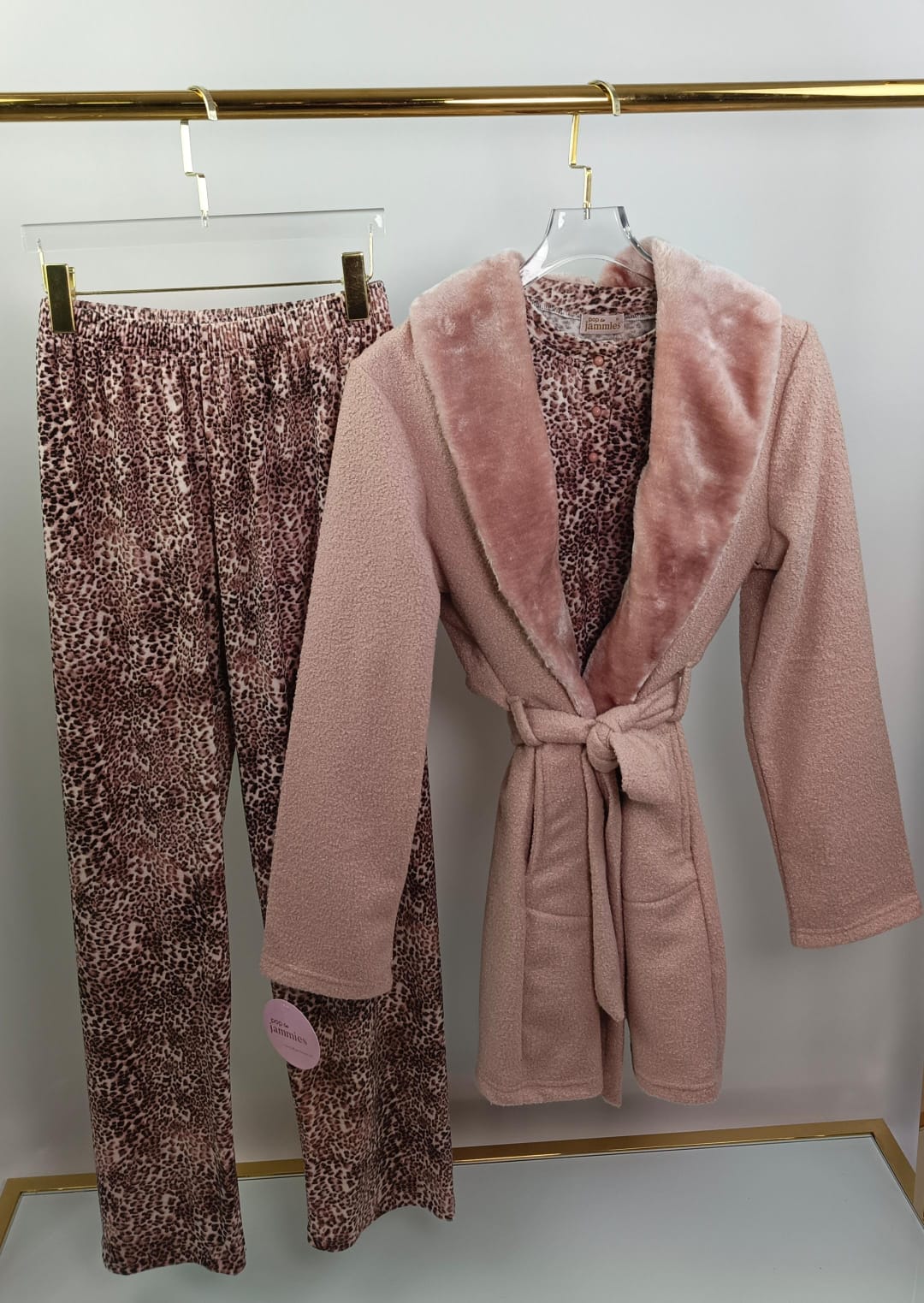 Velvet Safari 3-Piece Pajama Set