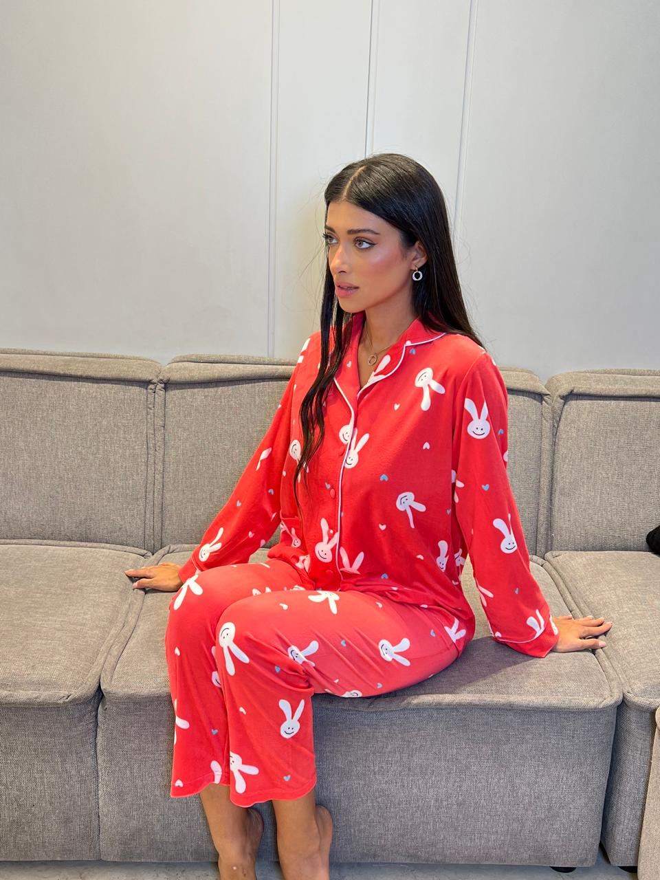 Velvet Pants Pajama Set