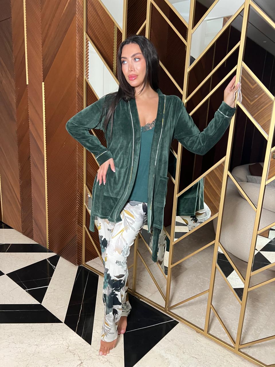 Evergreen Dream Pants Pajama Set