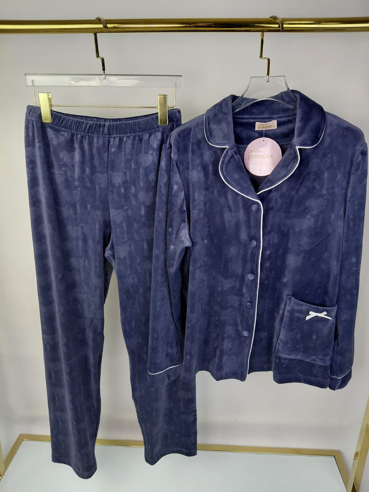 Dream Fleece Button-Up Pants Pajama Set