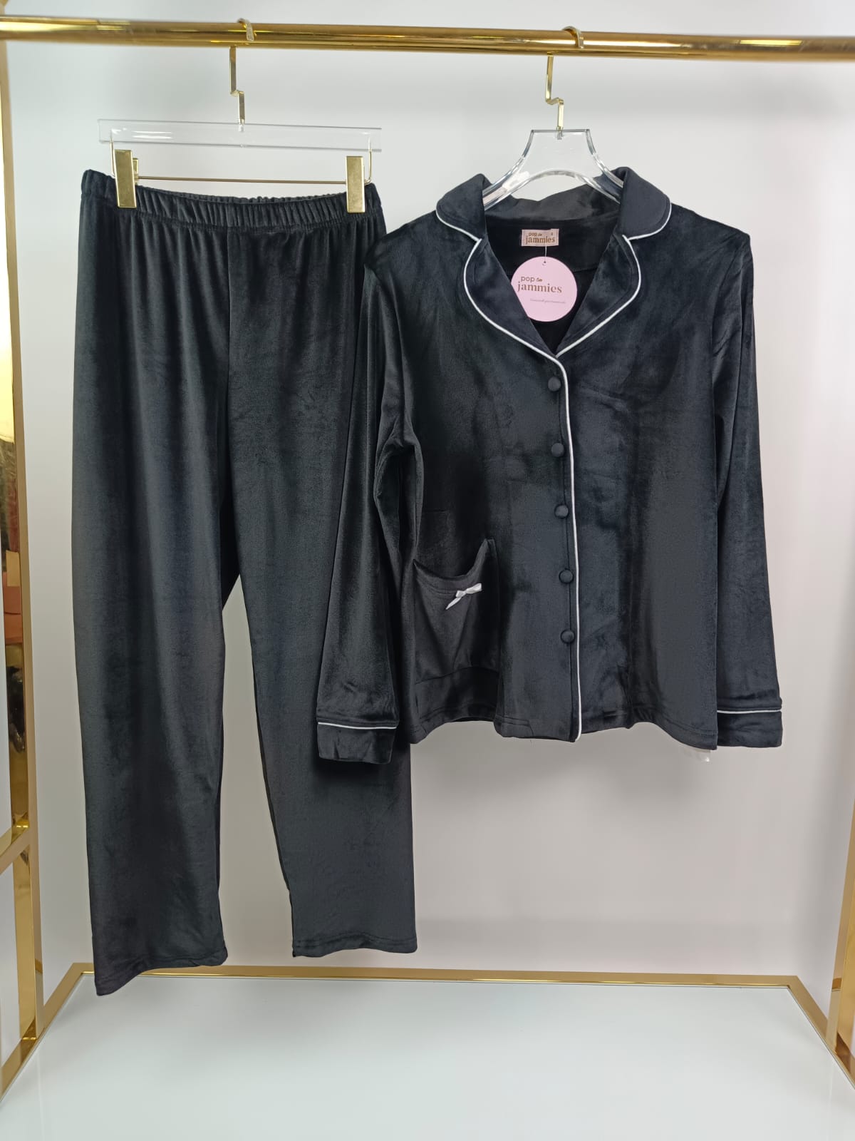 Dream Fleece Button-Up Pants Pajama Set