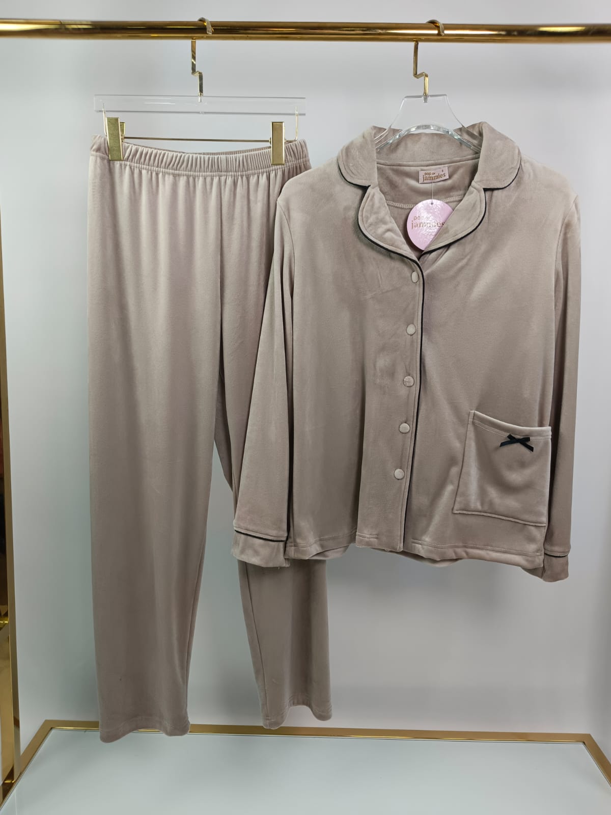 Dream Fleece Button-Up Pants Pajama Set