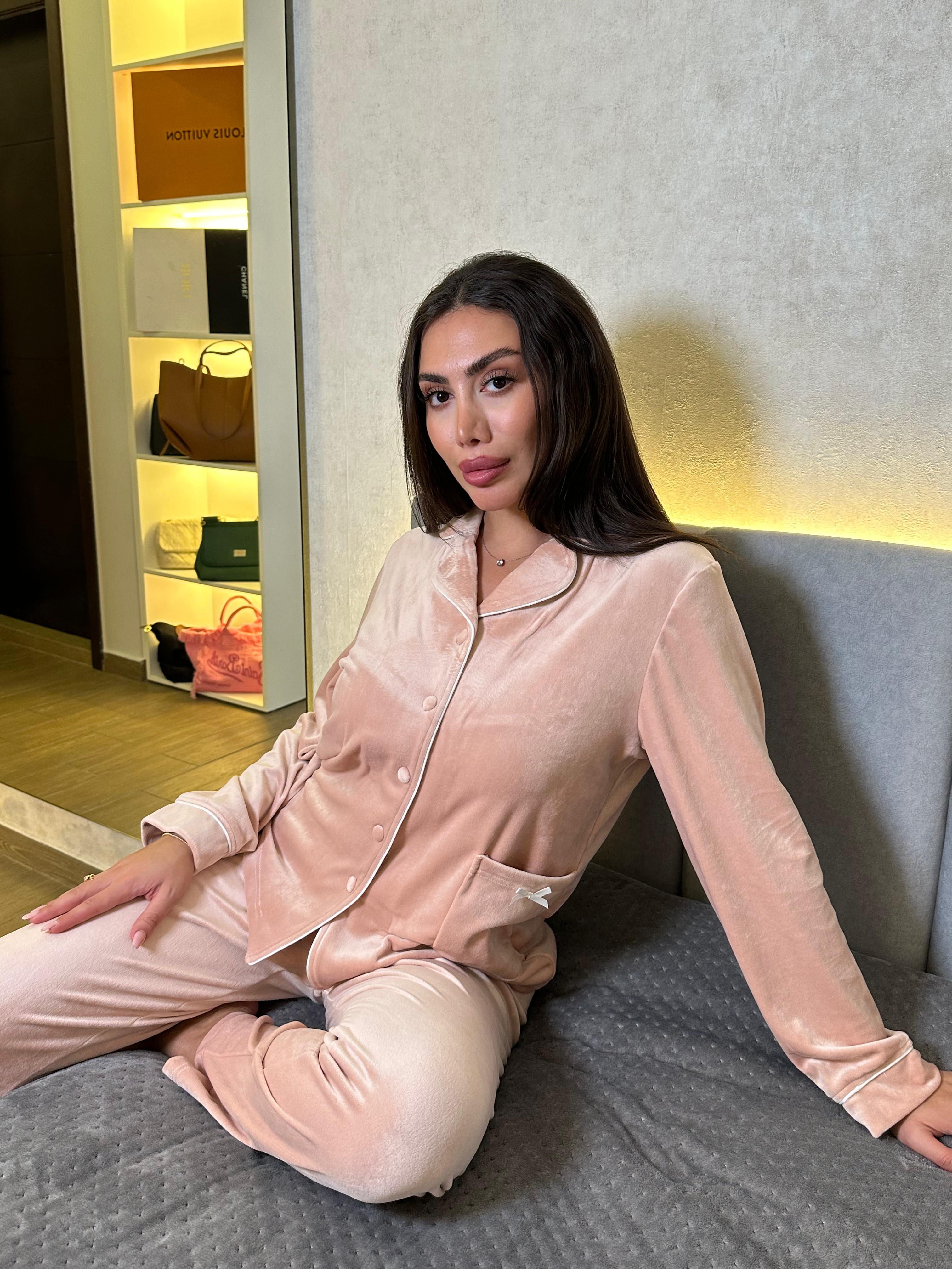 Dream Fleece Button-Up Pants Pajama Set