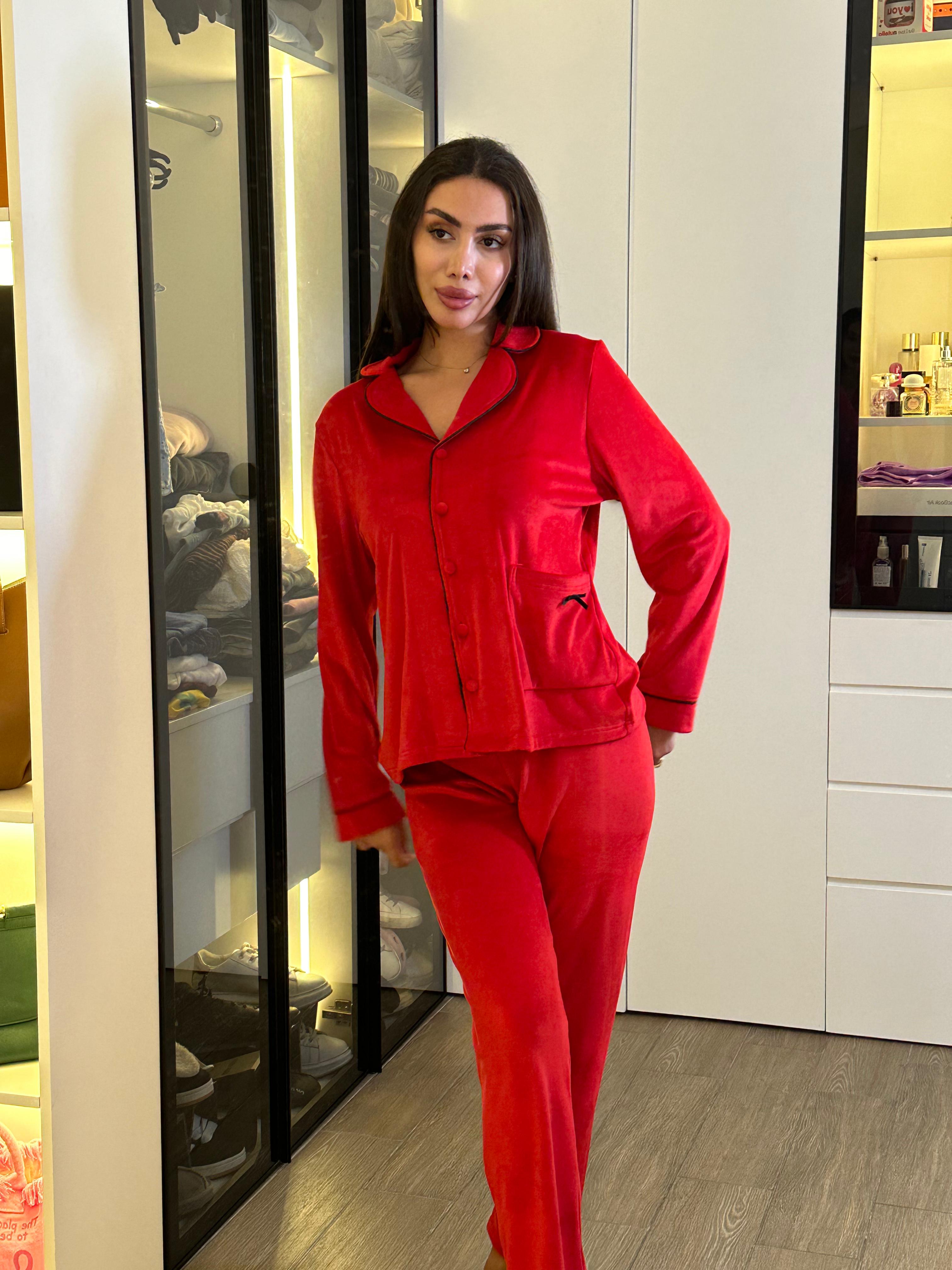 Dream Fleece Button-Up Pants Pajama Set