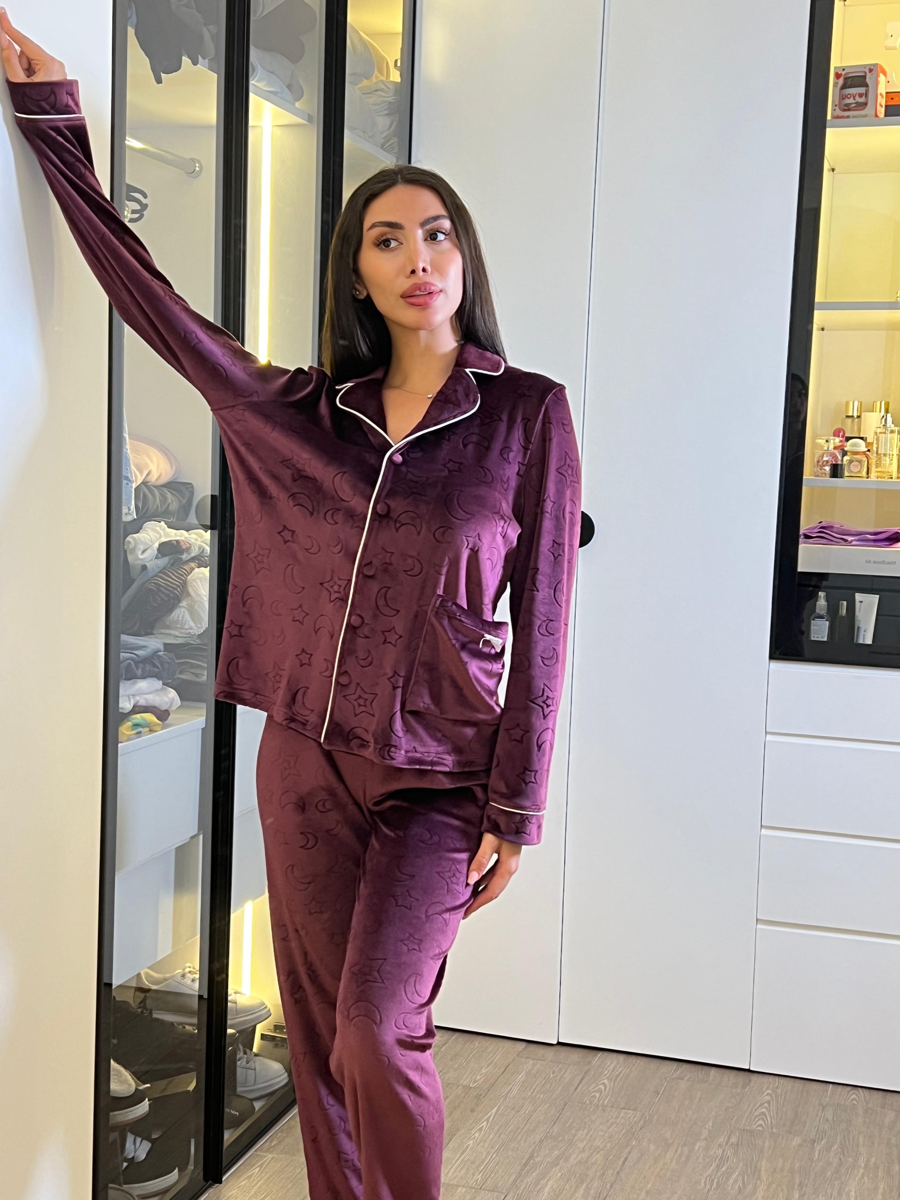 Dream Fleece Button-Up Pants Pajama Set