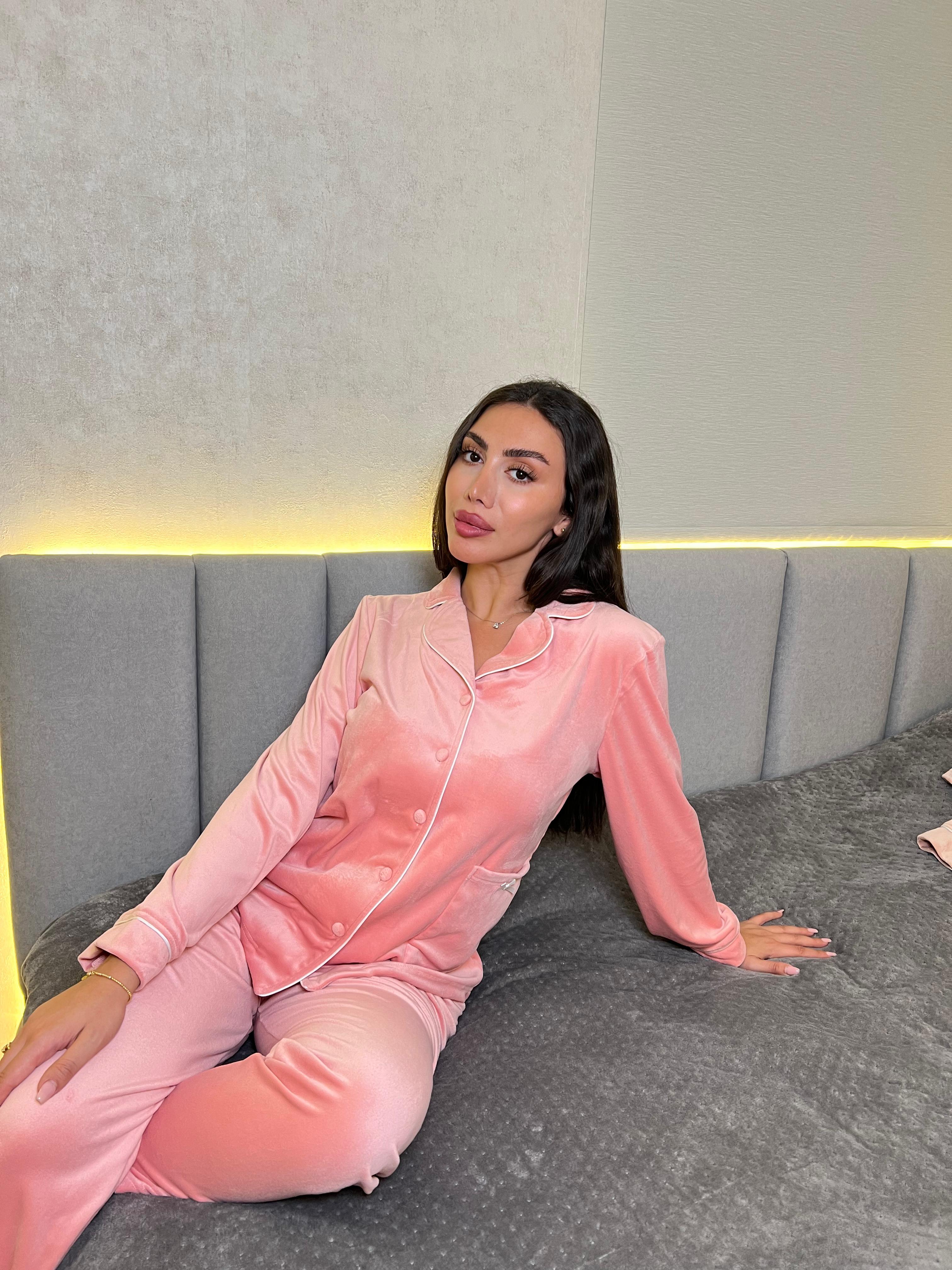 Dream Fleece Button-Up Pants Pajama Set