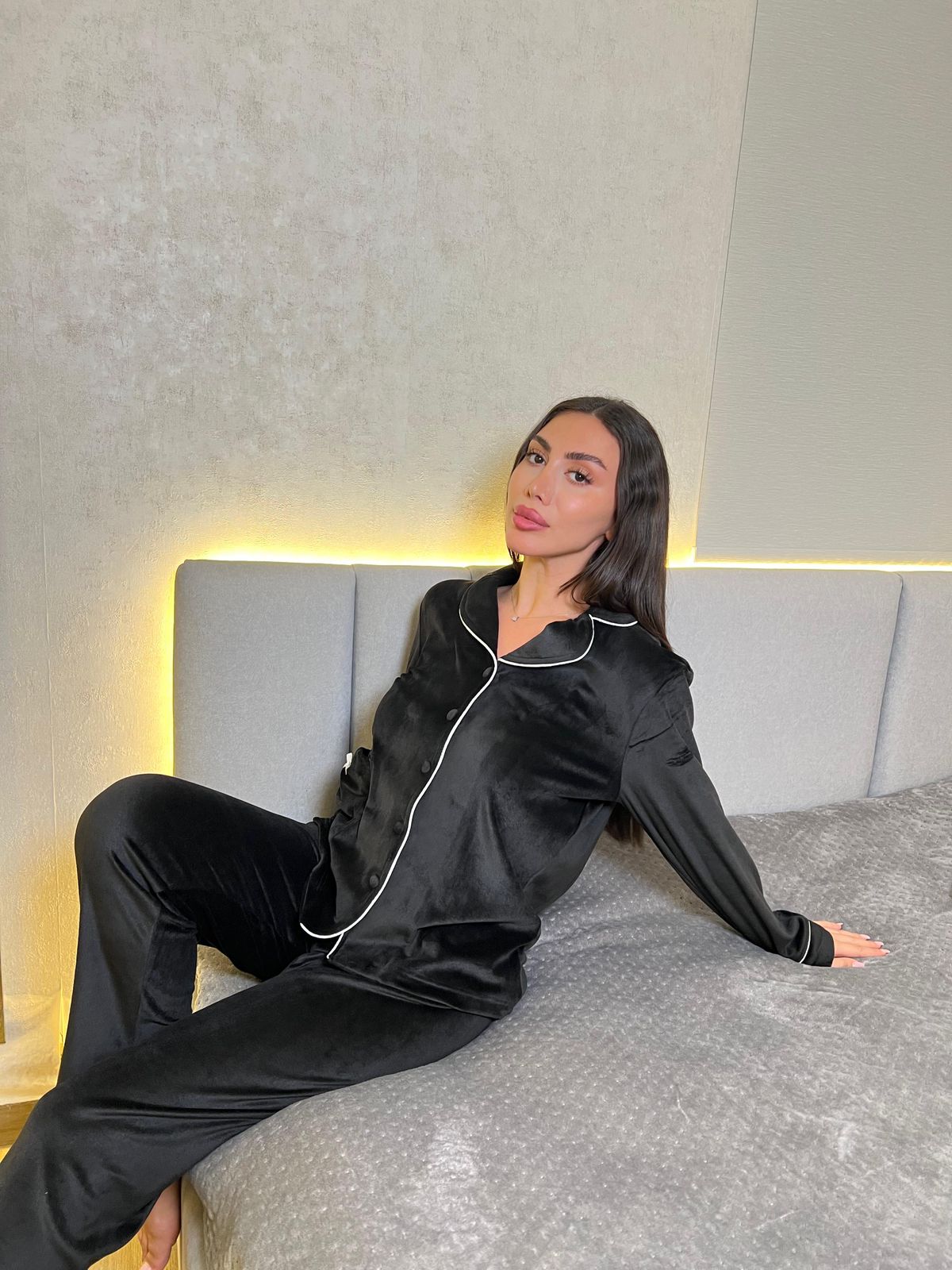 Dream Fleece Button-Up Pants Pajama Set