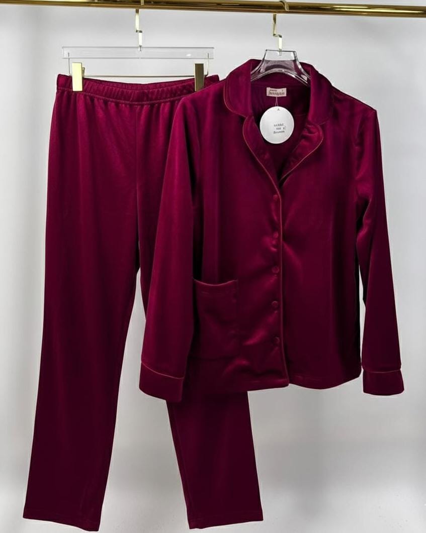 Dream Fleece Button-Up Pants Pajama Set