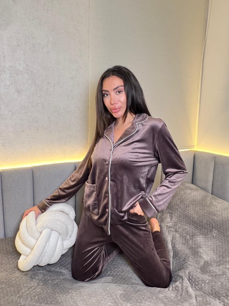 Dream Fleece Button-Up Pants Pajama Set