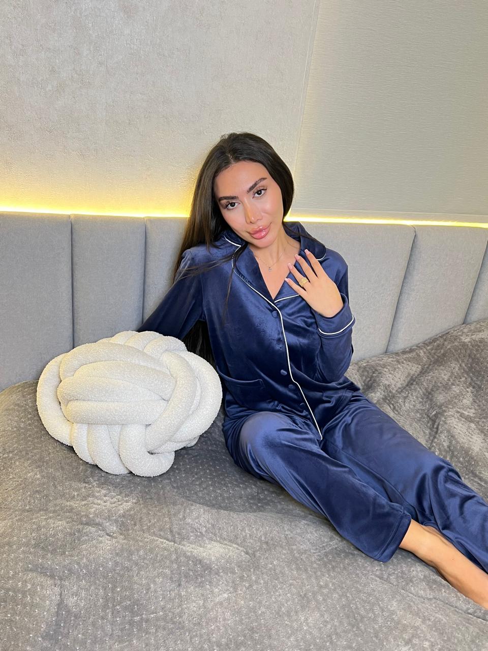 Dream Fleece Button-Up Pants Pajama Set