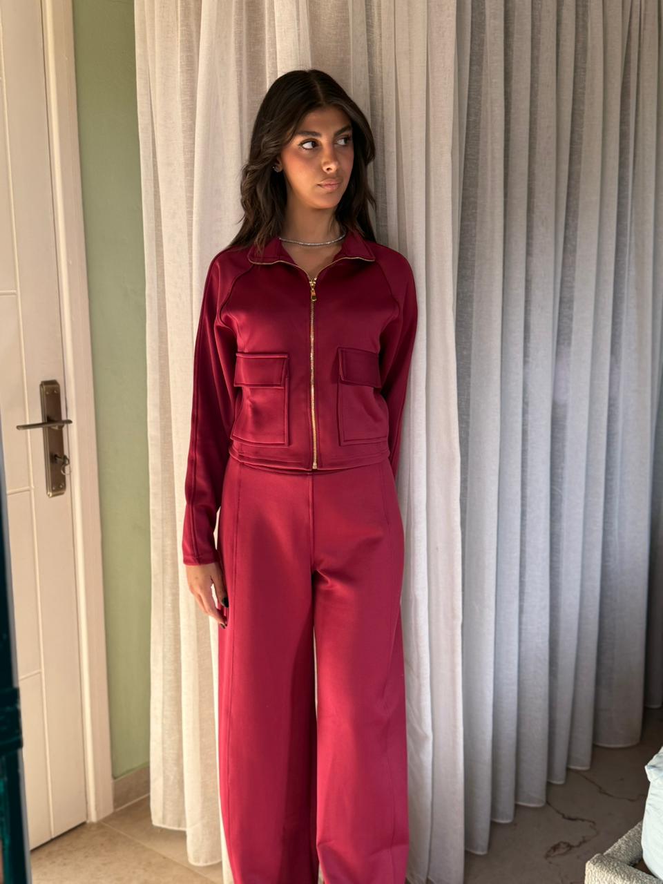 Utility Cropped Jogging Set