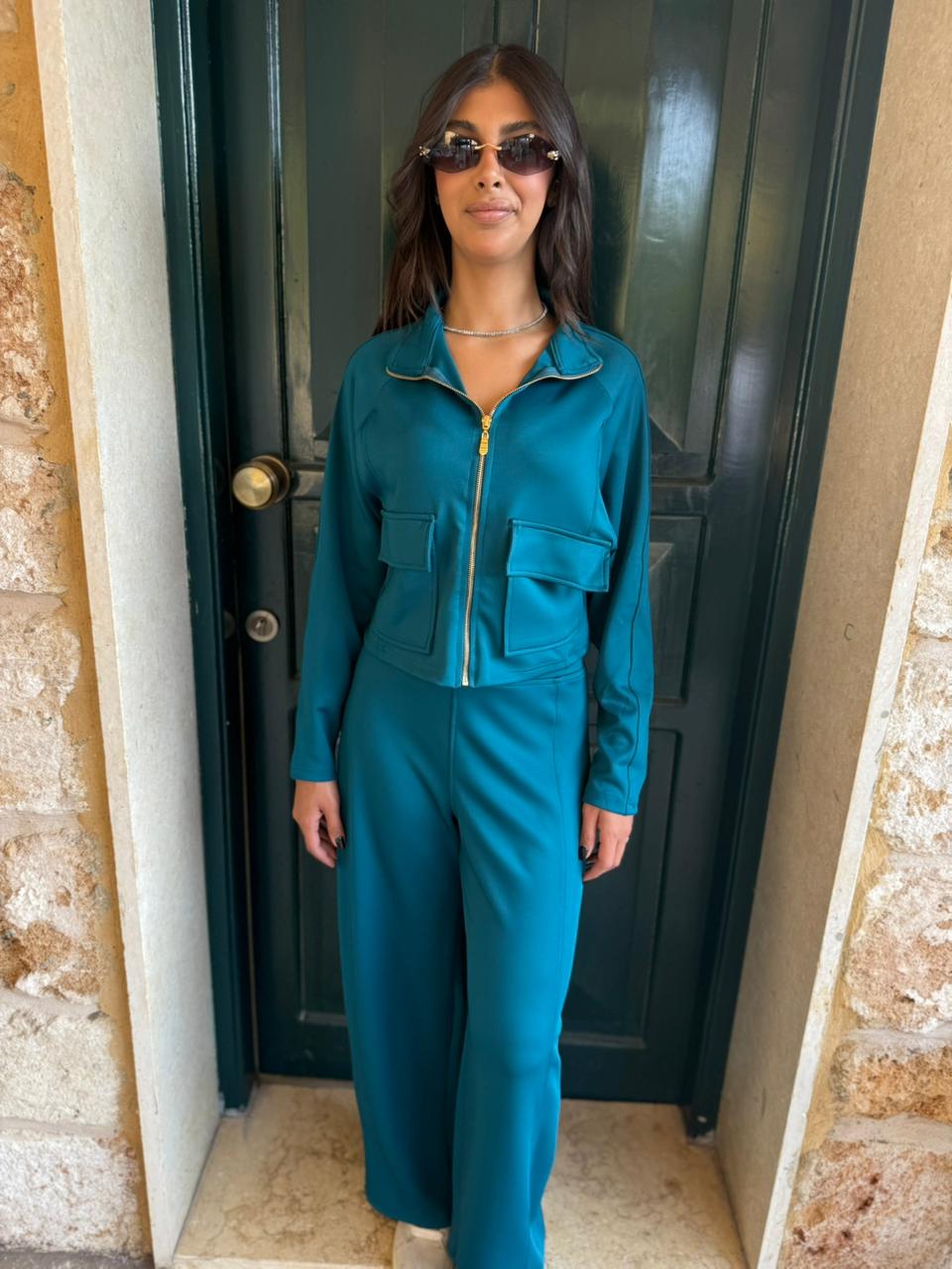 Utility Cropped Jogging Set