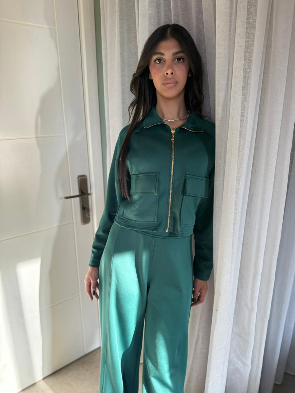 Utility Cropped Jogging Set