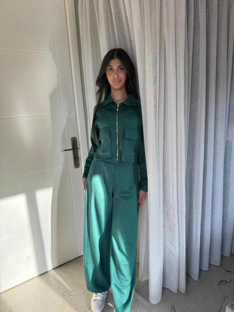 Utility Cropped Jogging Set