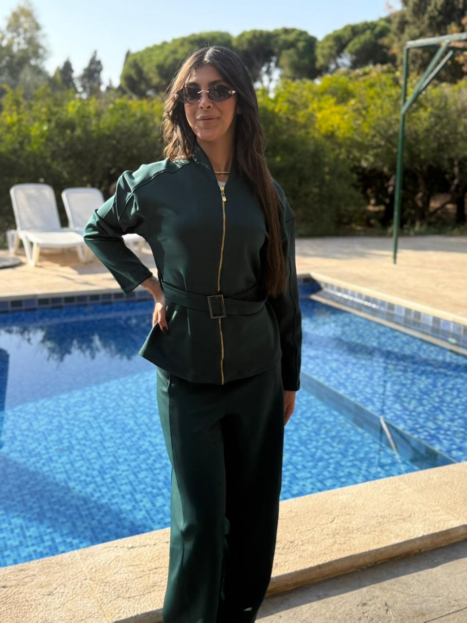 Retro-Chic Jogging Set