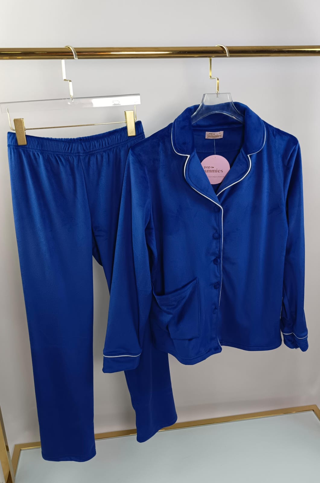 Dream Fleece Button-Up Pants Pajama Set