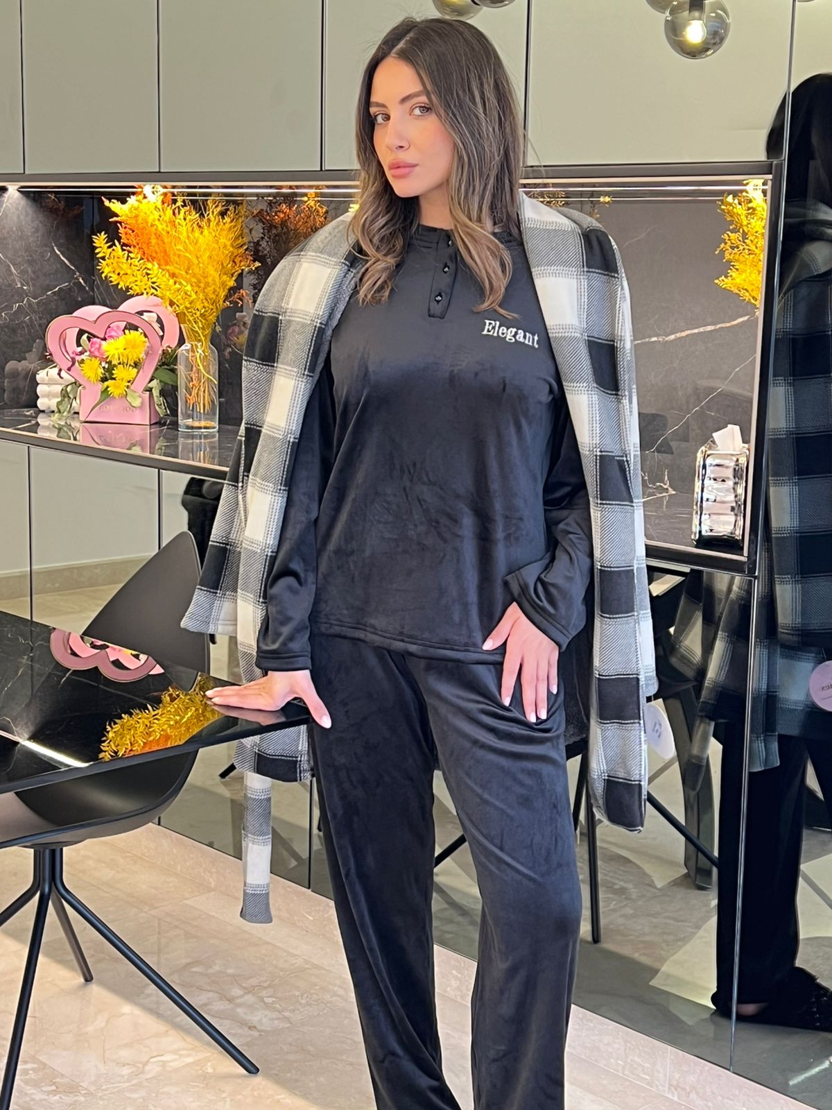 Heritage Manor Trio Pants Pajama Set