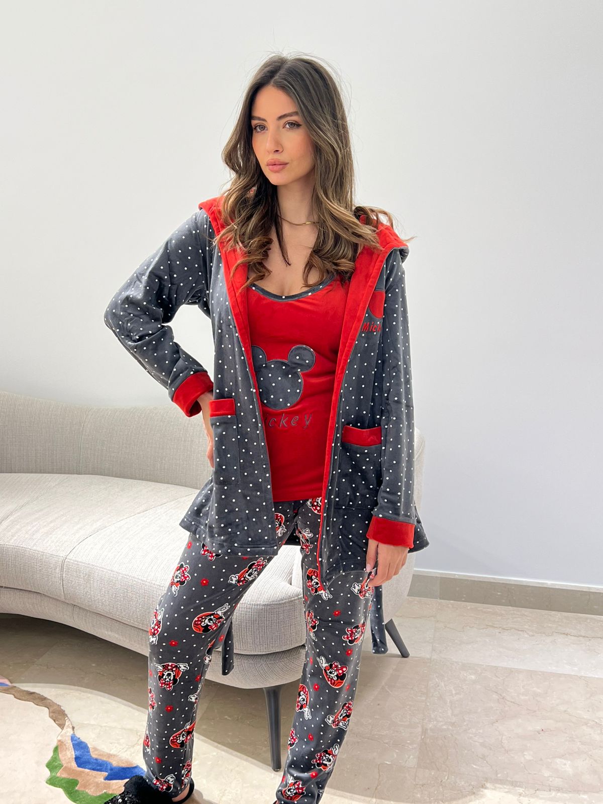 Glitzy Mouse Pants Pajama Set