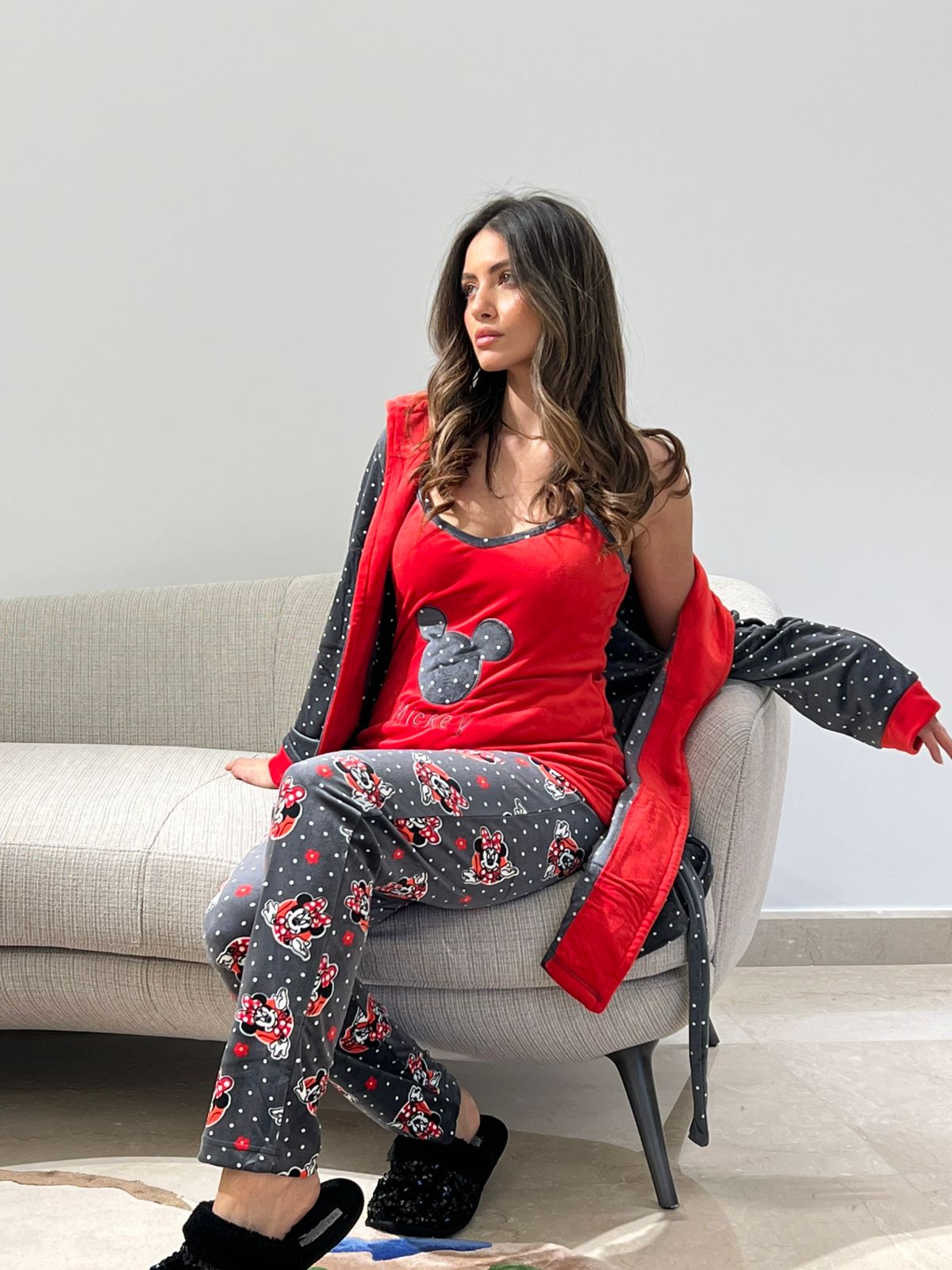 Glitzy Mouse Pants Pajama Set