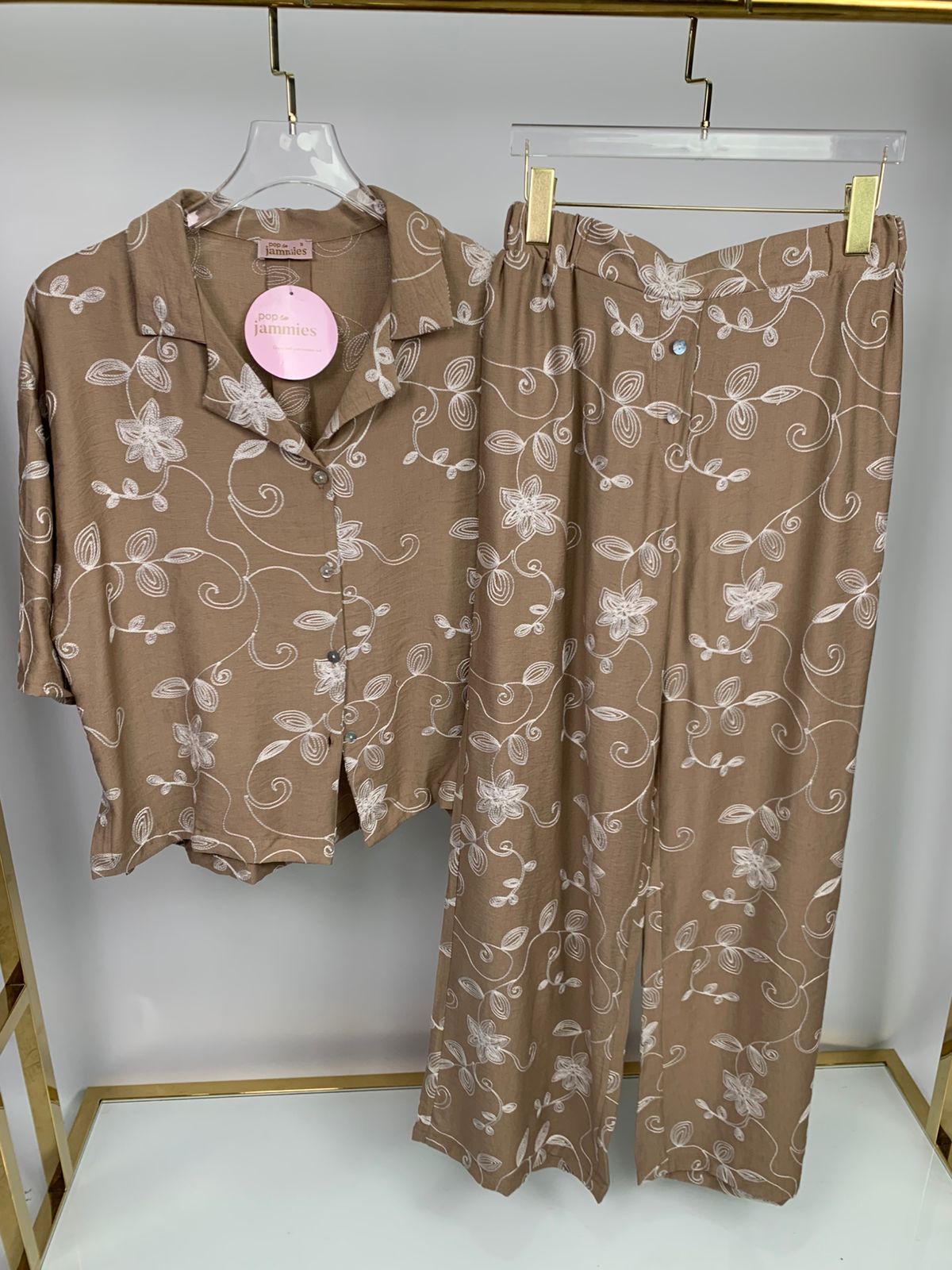 2 pcs women’s pants pyjama - pajama set - women pajama - summer pajama