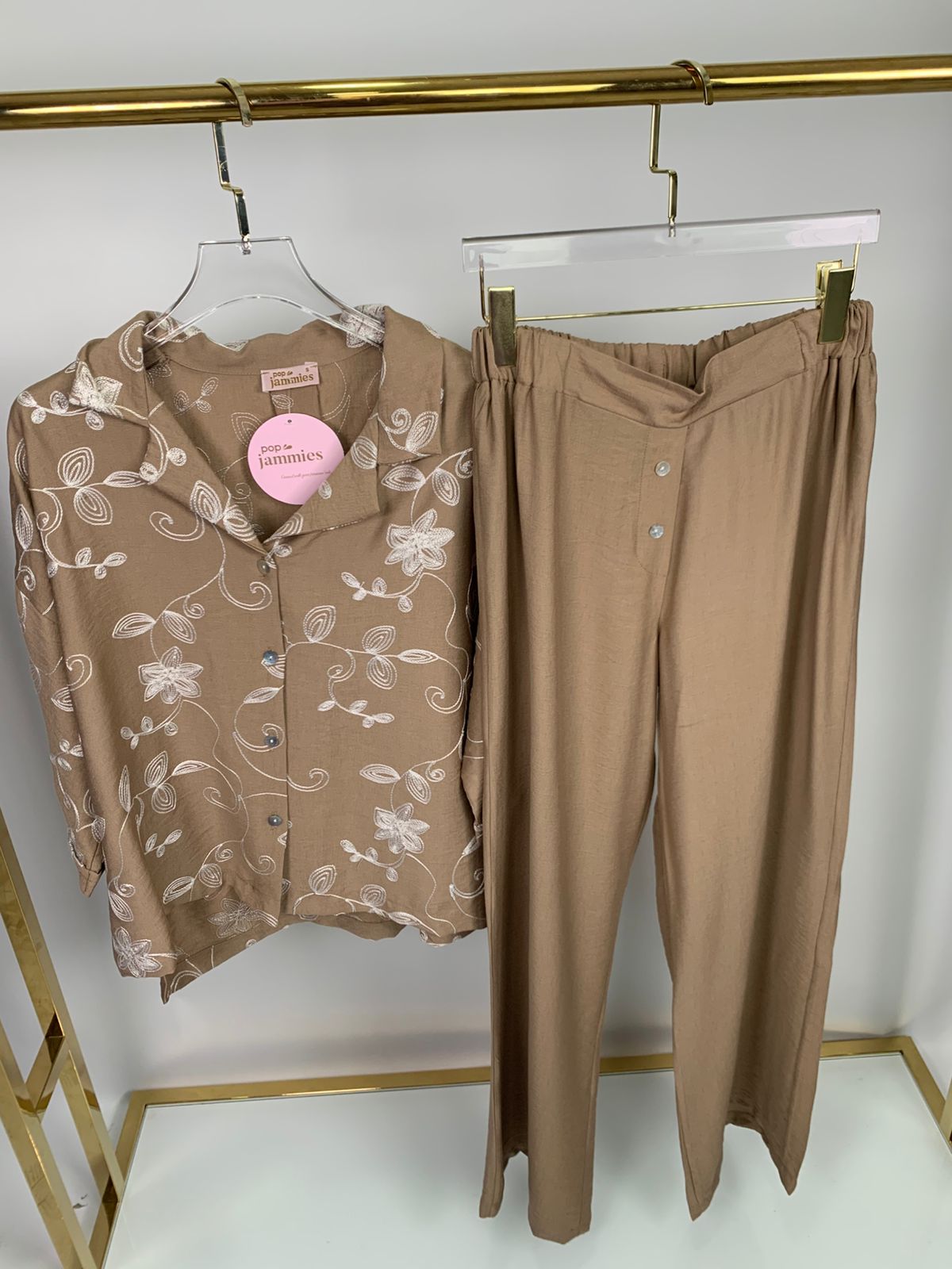 2 pcs women’s pants pyjamas - pajama set - summer pajama - women pajama