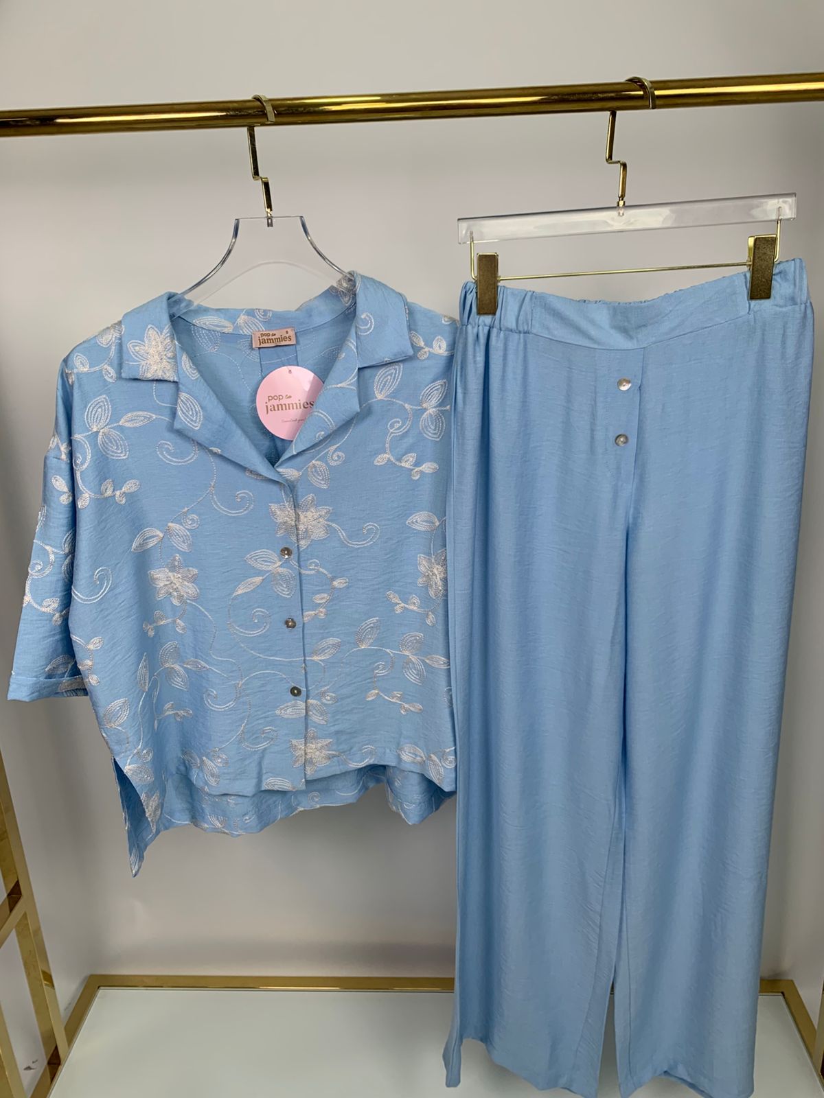 2 pcs women’s pants pyjamas - pajama set summer pajama - women pajama